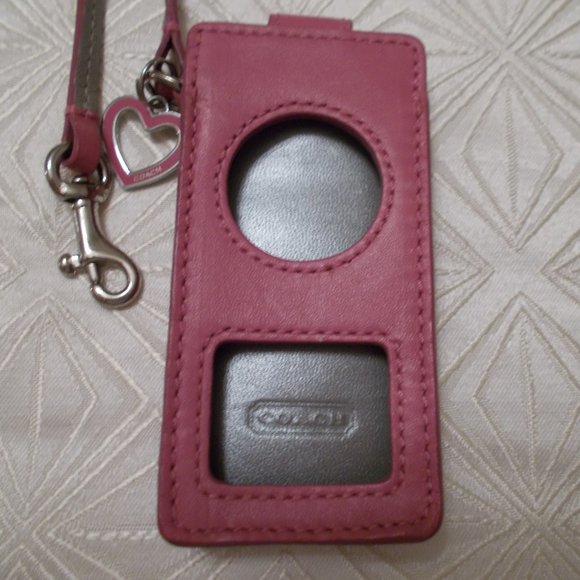 Coach iPod Nano Pink Leather Case *HOST PICK* - Picture 4 of 11